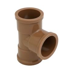 TÊ SOLDÁVEL DN75 MARROM - KRONA