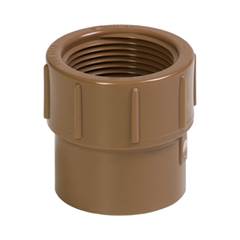 LUVA SOLDÁVEL/ROSCÁVEL DN20X1/2 MARROM - KRONA