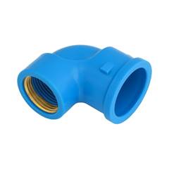 JOELHO 90° SOLDÁVEL/ROSCÁVEL DN25X1/2 AZUL | ROSCA EM LATÃO - KRONA