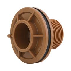 ADAPTADOR FLANGE PARA CAIXA D'ÁGUA DN85X3 MARROM - KRONA