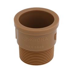 ADAPTADOR SOLDÁVEL/ROSCÁVEL DN50X1.1/2 MARROM - KRONA