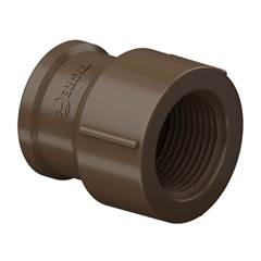 LUVA SOLDÁVEL/ROSCÁVEL DN25X3/4 MARROM - TIGRE