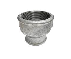LUVA DE REDUÇÃO GALVANIZADA DN1.1/4X3/4 | FÊMEA/FÊMEA