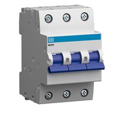 DISJUNTOR TRIPOLAR 10A | CURVA C | MDW-C10 | 440VCA/250VCC - WEG
