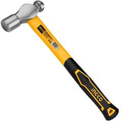 MARTELO BOLA COM CABO DE FIBRA | 450G - INGCO