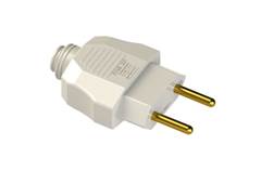 PLUGUE MACHO 180 2P+T 10A/250 VCA CINZA-WEG