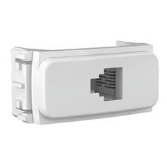 TOMADA RJ11 | 4 FIOS | COMPOSÉ | BRANCA - WEG