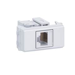 TOMADA RJ45 CAT 5E EQUILLE BRANCO - WEG