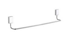 PORTA TOALHA COM BARRA DE 45CM SQUADRA | CROMADO - TIGRE 