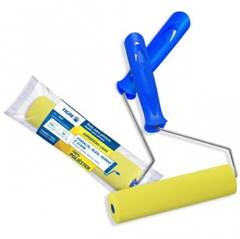 ROLO DE ESPUMA 15CM AMARELO COM SUPORTE | REFERÊNCIA 1341 - TIGRE