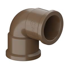 JOELHO 90° SOLDÁVEL DN50 MARROM - TIGRE