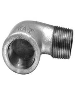JOELHO 90° GALVANIZADO DN1.1/2 | MACHO/FÊMEA