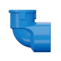 JOELHO 90° SOLDÁVEL/ROSCÁVEL DN25X3/4 AZUL | ROSCA EM LATÃO - TIGRE