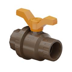 REGISTRO ESFERA SOLDÁVEL COM UNIÃO DN60 MARROM - TIGRE