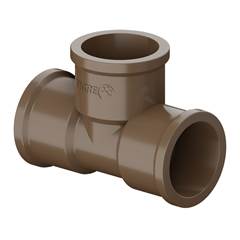 TÊ SOLDÁVEL DN20 MARROM - TIGRE