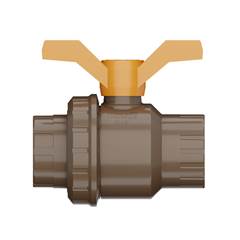 REGISTRO ESFERA SOLDÁVEL COM UNIÃO DN25 MARROM - TIGRE