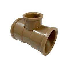 TÊ SOLDÁVEL DN50X40 MARROM - AMANCO