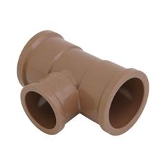 TÊ SOLDÁVEL DN40X25 MARROM - KRONA