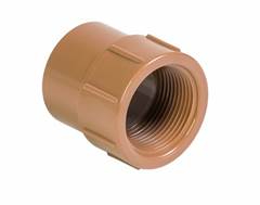 LUVA SOLDÁVEL/ROSCÁVEL DN20X1/2 MARROM - AMANCO