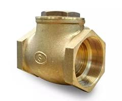 VÁLVULA DE RETENÇÃO HORIZONTAL DN2.1/2 BRONZE - SEGURIMAX