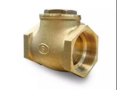 VÁLVULA DE RETENÇÃO HORIZONTAL DN4 BRONZE - SEGURIMAX