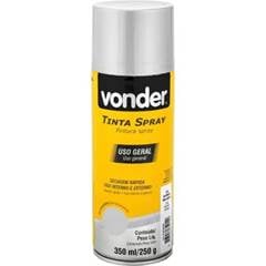 TINTA SPRAY ALUMÍNIO BRILHANTE 350ML - VONDER