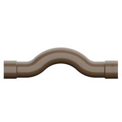 CURVA SOLDÁVEL TRANSPOSIÇÃO DN25 MARROM - TIGRE