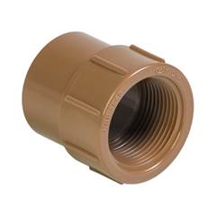 LUVA SOLDÁVEL/ROSCÁVEL DN40X1.1/4 MARROM - KRONA