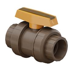 REGISTRO ESFERA SOLDÁVEL COM UNIÃO DN110 MARROM - TIGRE