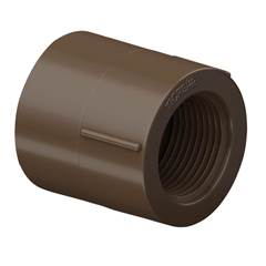 LUVA SOLDÁVEL/ROSCÁVEL DN50X1.1/2 MARROM - TIGRE